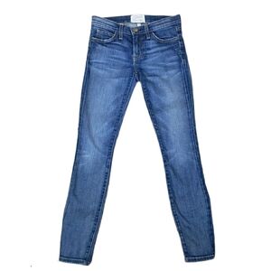 CURRENT/ELLIOTT Stretch Skinny Blue Jeans Size 24